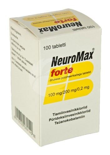 NEUROMAX FORTE ÕHUKE POLÜMEERKATTEGA TBL 100MG+200MG+0.2MG N100