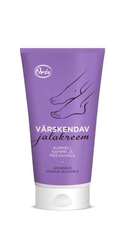 ORTO VÄRSKENDAV JALAKREEM KUMMEL,KAMPER,MEEVAHA 150ML