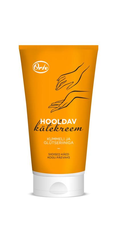 ORTO HOOLDAV KÄTEKREEM KUMMELI JA GLÜTSERIINIGA 150ML