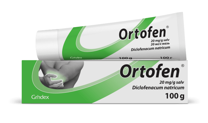ORTOFEN SALV 20MG 1G 100G N1