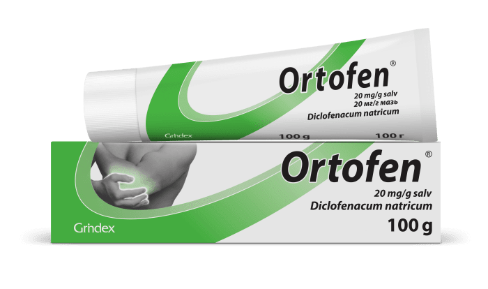 ORTOFEN SALV 20MG 1G 100G N1