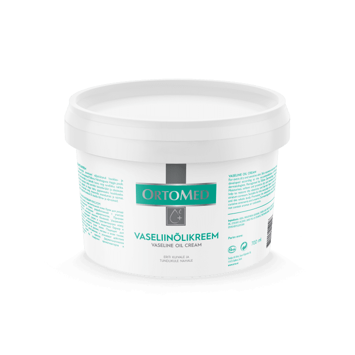 ORTOMED VASELIINÕLIKREEM ÄMBRIS 700ML