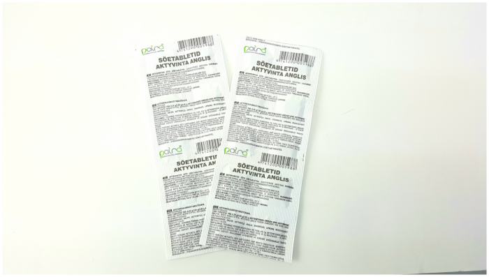 PAIRA SÖETABLETID (CARBO ACTIVATUS) 260MG N10