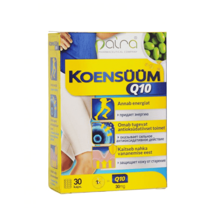 PAIRA KOENSÜÜM Q10 KAPSLID 30MG N30