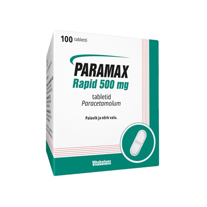 PARAMAX RAPID TBL 500MG N100