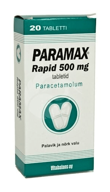 PARAMAX RAPID TBL 500MG N20