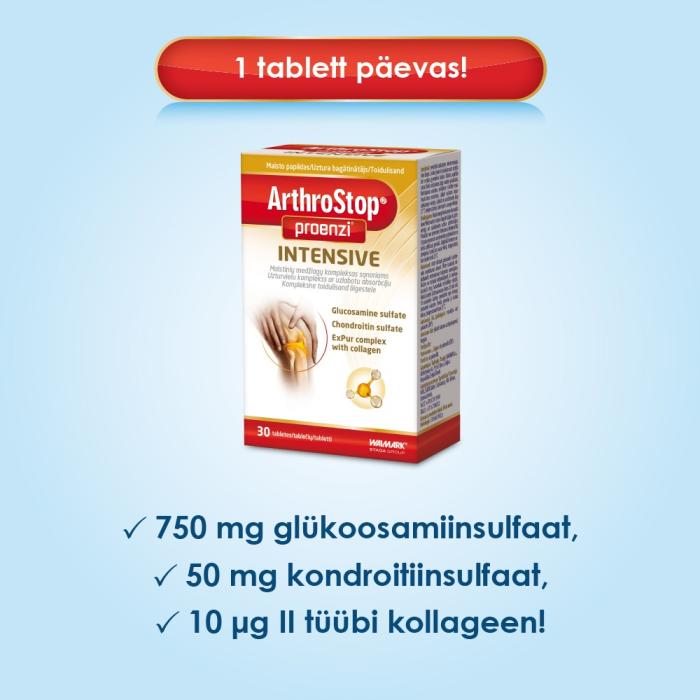 PROENZI ARTHROSTOP INTENSIVE TBL N30