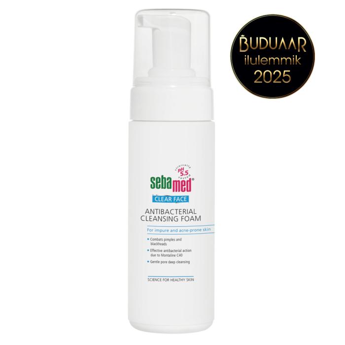 SEBAMED CLEAR FACE NÄOPUHASTUS VAHT ANTIBAKTERIAALNE 150ML