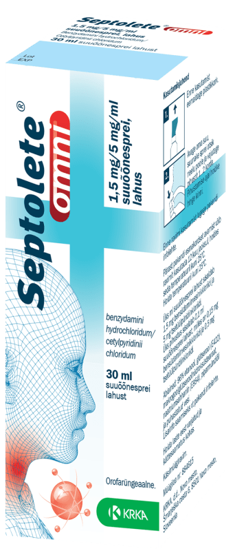 SEPTOLETE OMNI SUUÕÕNESPREI LAHUS 1.5MG+5MG 1ML 30ML N1