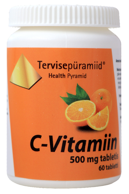 TERVISEPÜRAMIID VITAMIIN C TBL 500MG N60