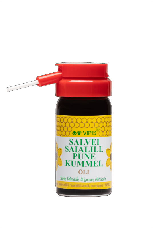 VIPIS SALVEI-SAIALILL-PUNE - KUMMEL ÕLI AEROSOOL 50ML