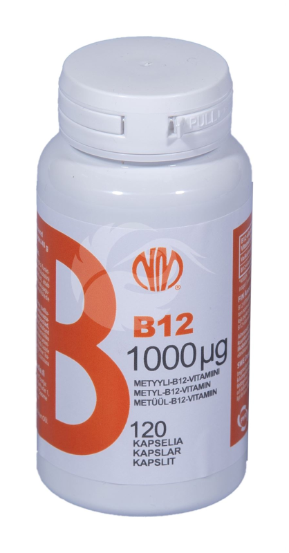 NATURA MEDIA VITAMIIN B12 1000MCG KAPSLID N120
