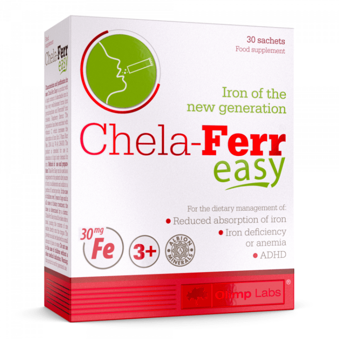 OLIMPLABS CHELA-FERR EASY SUUS SULAV PULBER N30