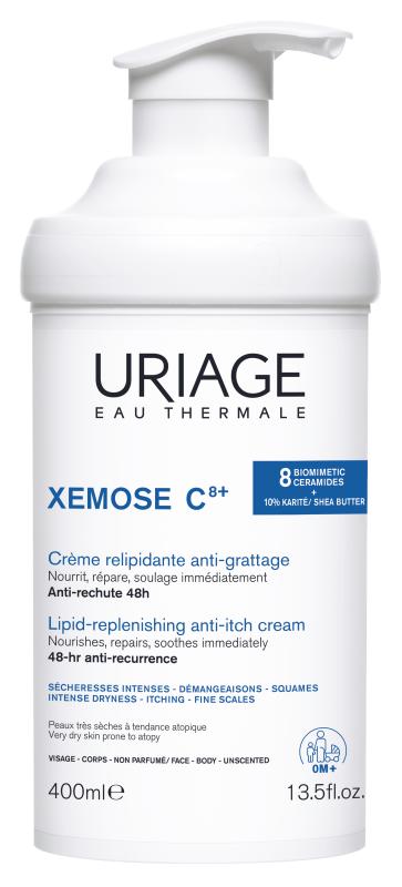 URIAGE XEMOSE C8+ KREEM VÄGA KUIVALE NAHALE 400ML