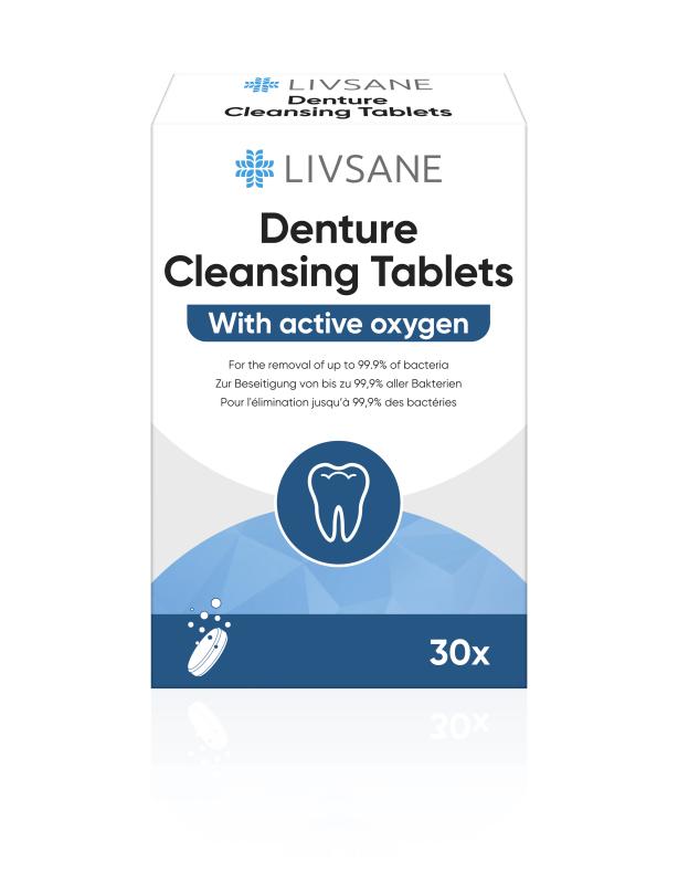 LIVSANE PROTEESIDE PUHASTUSTABLETID N30