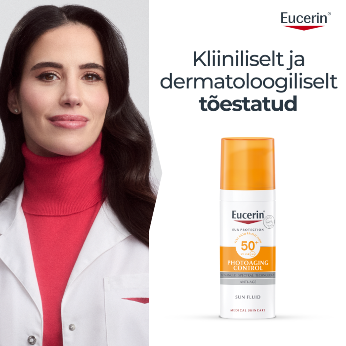 EUCERIN SUN PHOTOAGING CONTROL PÄIKESEKAITSEEMULSIOON SPF50+ VAN.ENNETAV NÄOLE 50ML