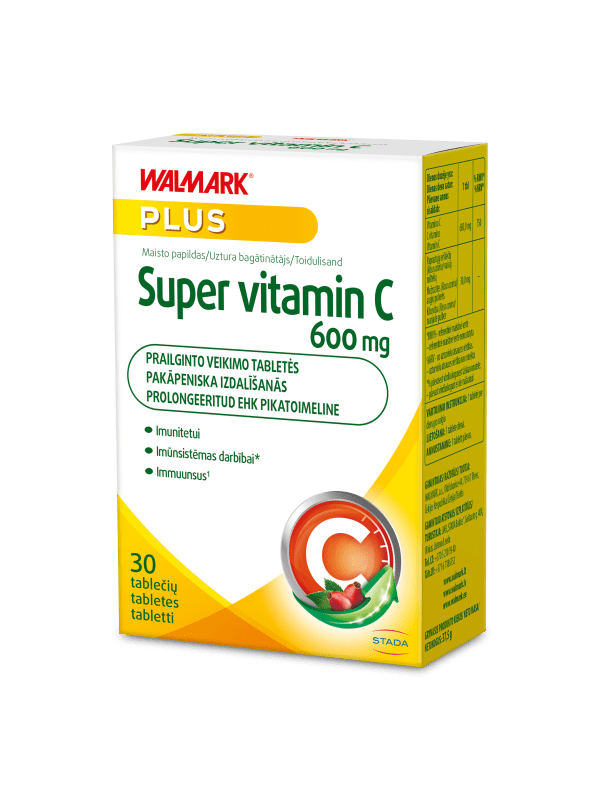 WALMARK SUPER VITAMIN C PROLONG TBL 600MG N30