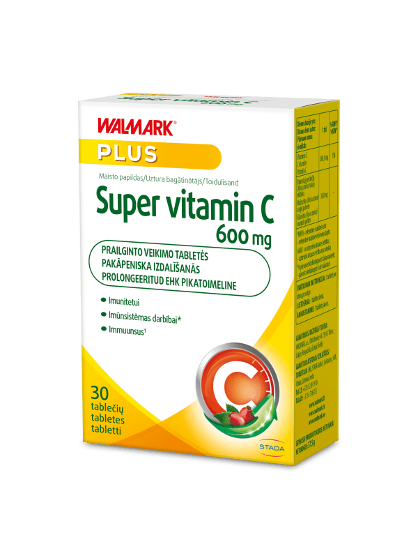 WALMARK SUPER VITAMIN C PROLONG TBL 600MG N30
