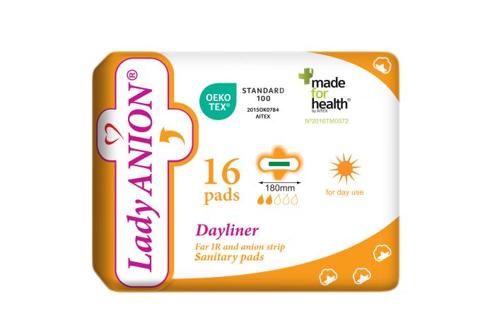 LADY ANION DAYLINER HÜGIEENILINE SIDE 180MM N16