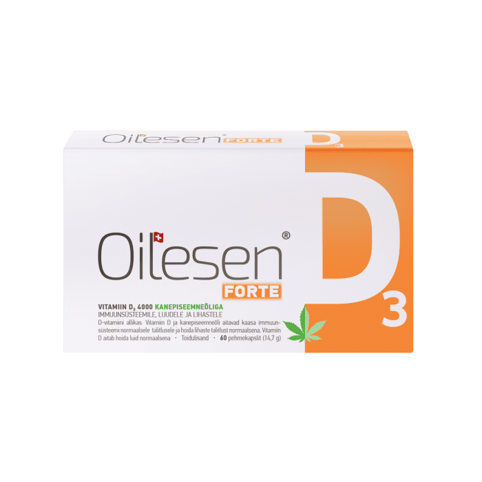 OILESEN FORTE VITAMIIN D3 ÕLIKAPSLID 4000IU N60