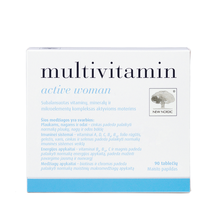 MULTIVITAMIN ACTIVE WOMAN TBL N90