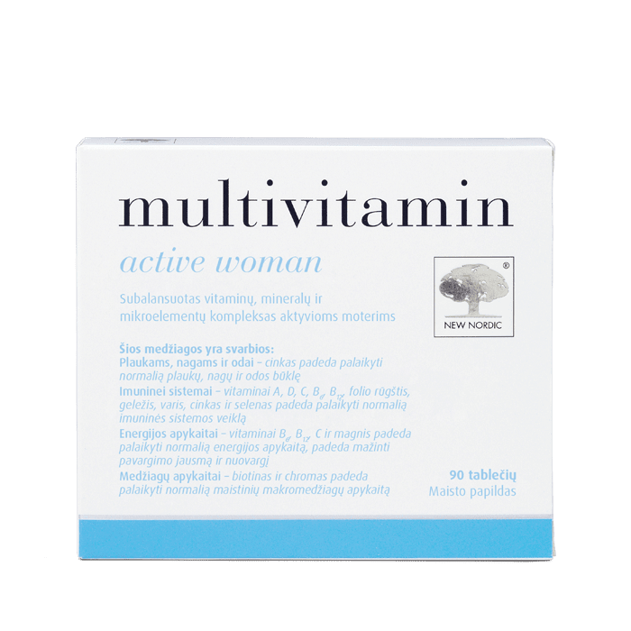 MULTIVITAMIN ACTIVE WOMAN TBL N90