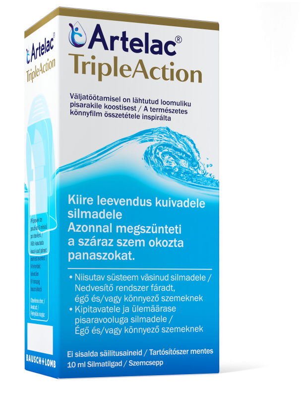 ARTELAC TRIPLE ACTION SILMATILGAD 10ML