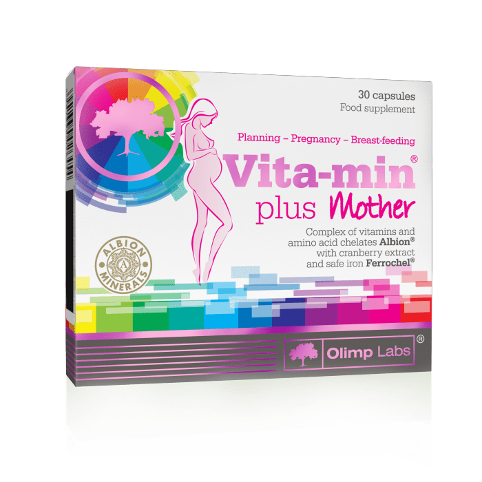 OLIMPLABS VITA-MIN PLUS MOTHER KAPSLID N30