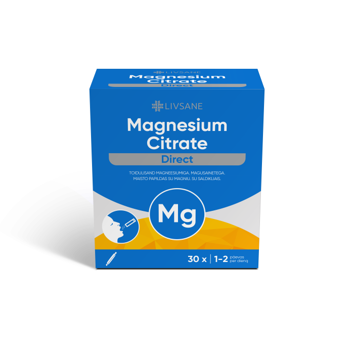 LIVSANE MAGNEESIUMTSITRAAT DIREKT GRAANULID N30