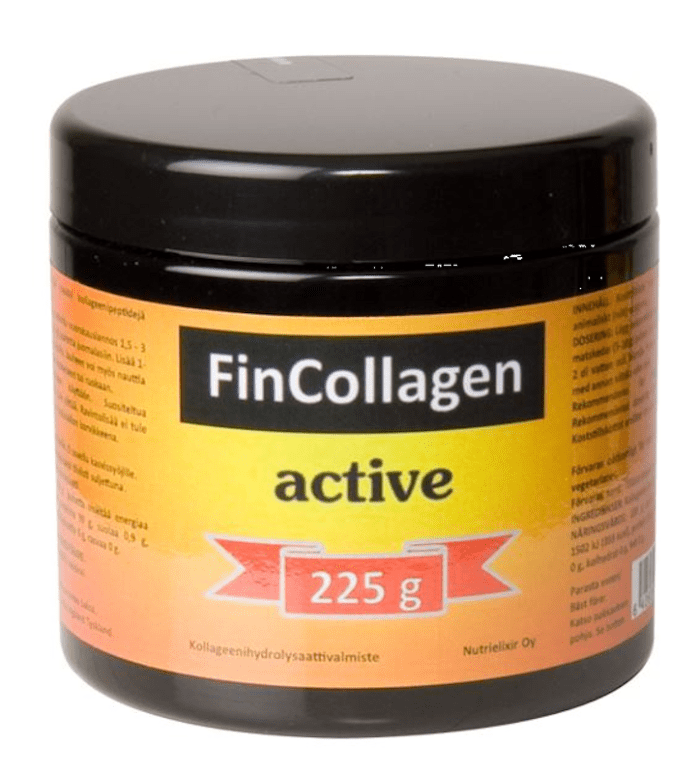 FINCOLLAGEN ACTIVE 100% KOLLAGEENIPULBER LIIGESTELE 225G