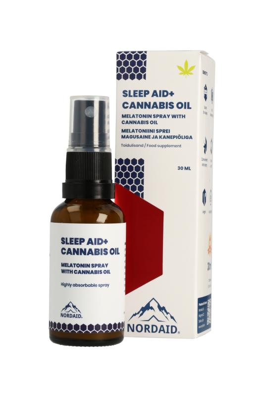 NORDAID SLEEP AID MELATONIIN KANEPIÕLI SPREI 30ML
