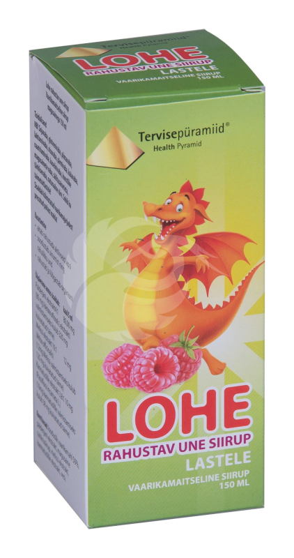TERVISEPÜRAMIID LOHE UNESIIRUP VAARIKA LASTELE 150ML