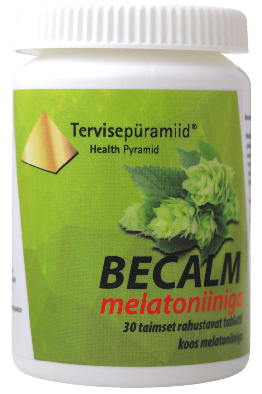 TERVISEPÜRAMIID BECALM TBL MELATONIINIGA N30