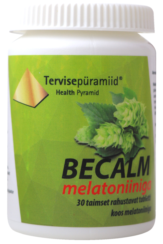TERVISEPÜRAMIID BECALM TBL MELATONIINIGA N30
