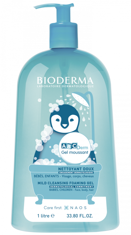 BIODERMA ABCDERM PESEMISGEEL LASTELE 1000ML