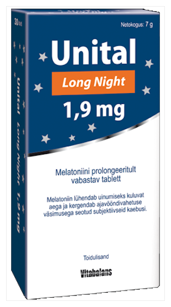 UNITAL LONG NIGHT PROLONG TBL 1,9MG N30