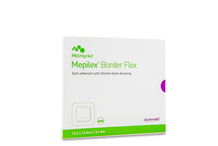 MEPILEX BORDER FLEX H.PLAASTER 12,5X12,5CM STER N5