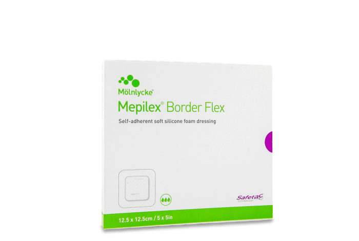 MEPILEX BORDER FLEX H.PLAASTER 12,5X12,5CM STER N5