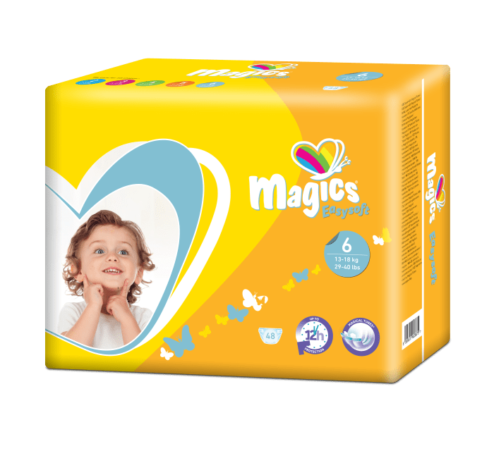MAGICS EASYSOFT MÄHKMED LASTELE XL +16KG N36