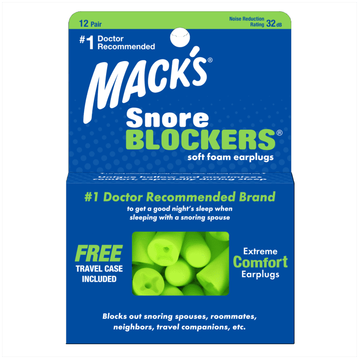 MACK'S SNORE BLOCKER KÕRVATROPID PEH.VAHUST 12PAARI