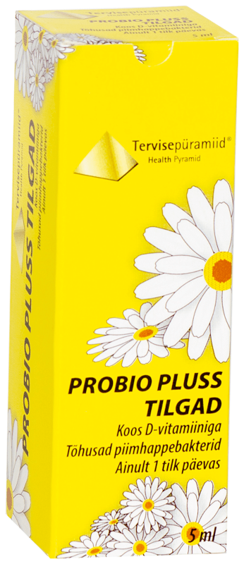 TERVISEPÜRAMIID PROBIO PLUSS TILGAD VITAMIIN D-GA 5ML