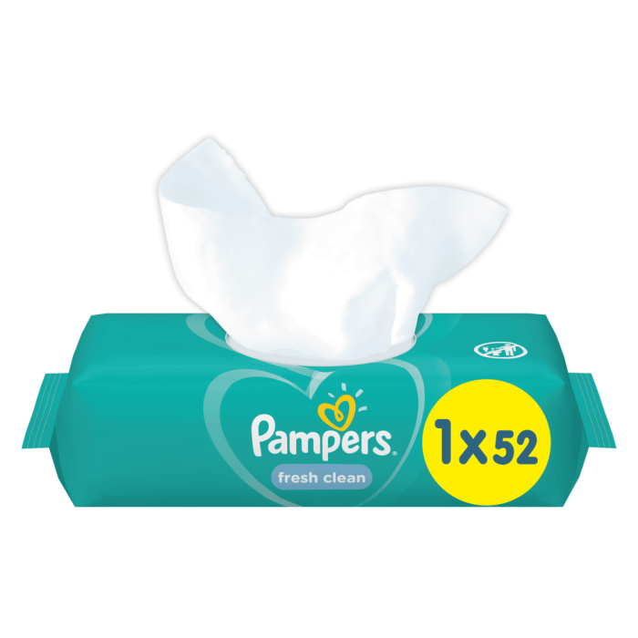 PAMPERS BABY FRESH NIISKED SALVRÄTIKUD N52