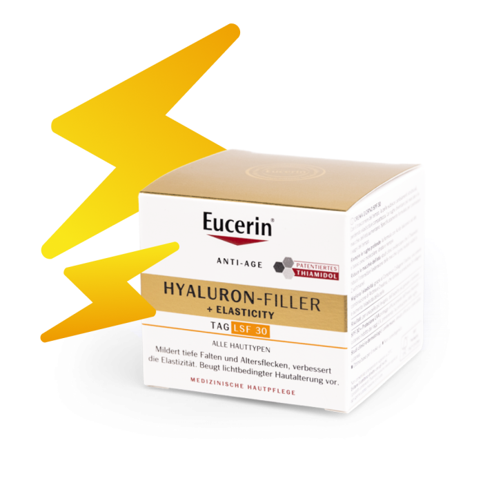 EUCERIN HYALURON-FILLER + ELASTICITY PÄEVAKREEM SPF30 50ML