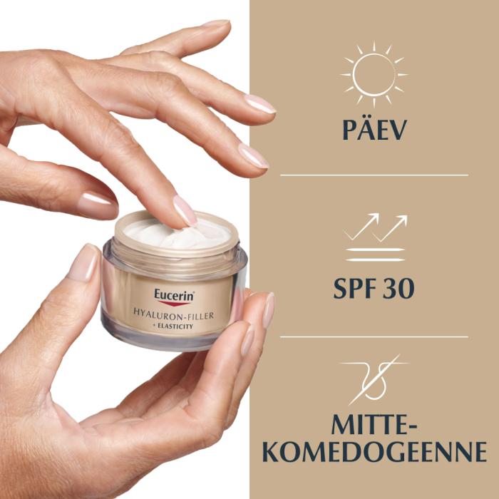 EUCERIN HYALURON-FILLER + ELASTICITY PÄEVAKREEM SPF30 50ML