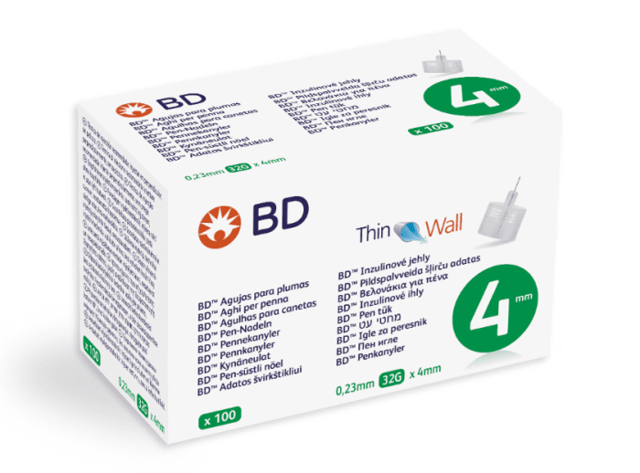 BD PEN-NÕEL 4 MM N100