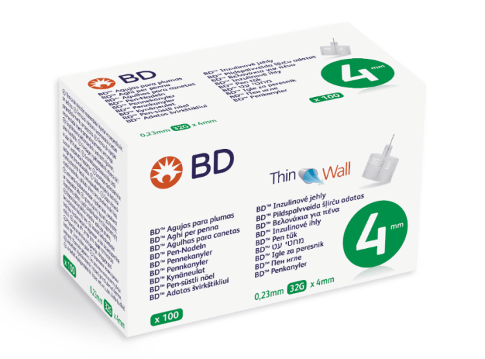 BD PEN-NÕEL 4 MM N100
