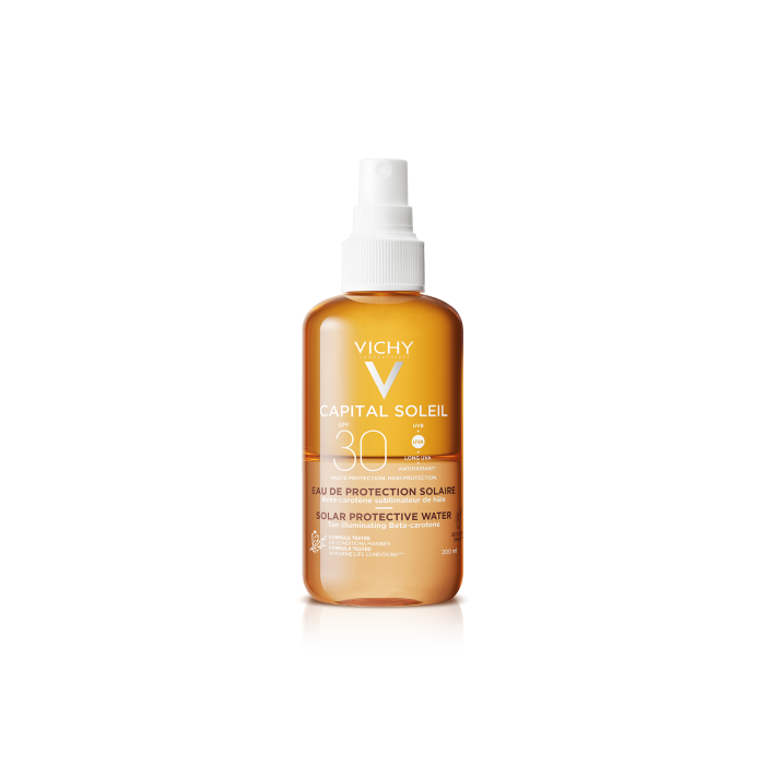 VICHY CS PÄIKESEKAITSESPREI PÄEVITUST SOODUSTAV SPF30 200ML