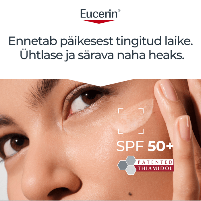 EUCERIN SUN PIGMENT CONTROL EMULSIOON NÄOLE SPF50+ 50ML