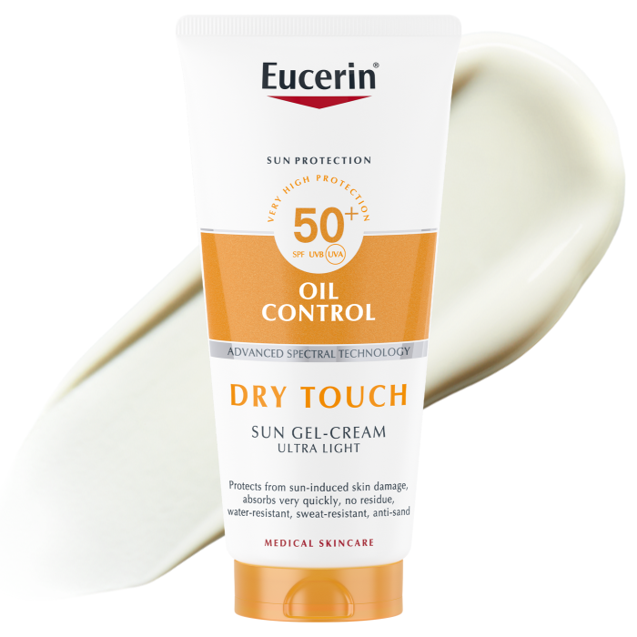 EUCERIN SUN OIL CONTROL PÄIKESEKAITSE GEEL-KREEM SPF50+ 200ML