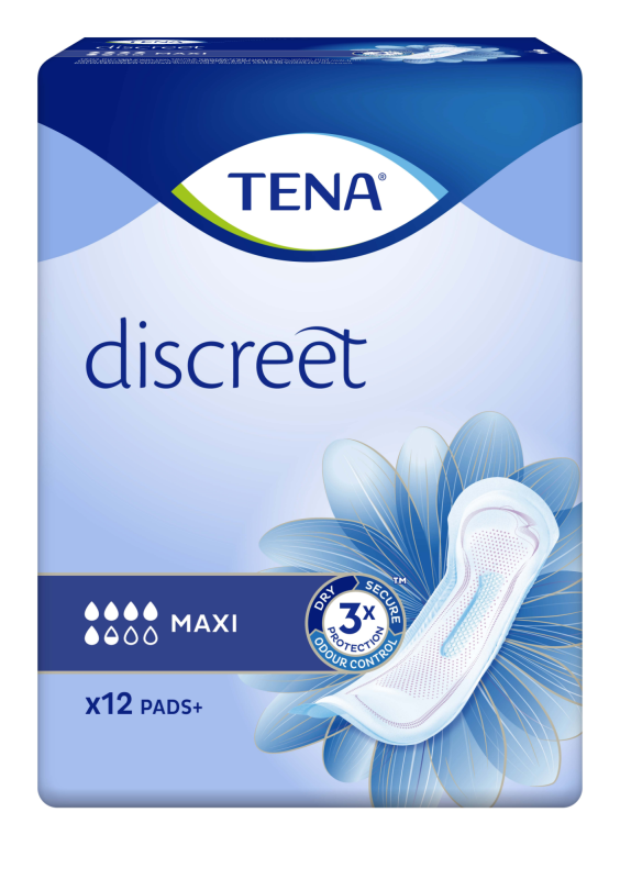 TENA DISCREET SIDE MAXI 798ML N12